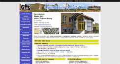 Desktop Screenshot of gymtrhovesviny.cz