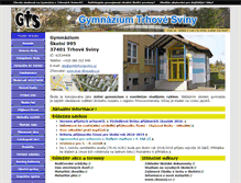 Tablet Screenshot of gymtrhovesviny.cz